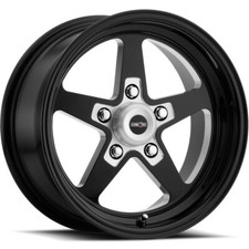 4 Wheels 15" 571 Sport Star II 15x4 5x120.65 Black -19ET 83.1CB (571-5461B-19)