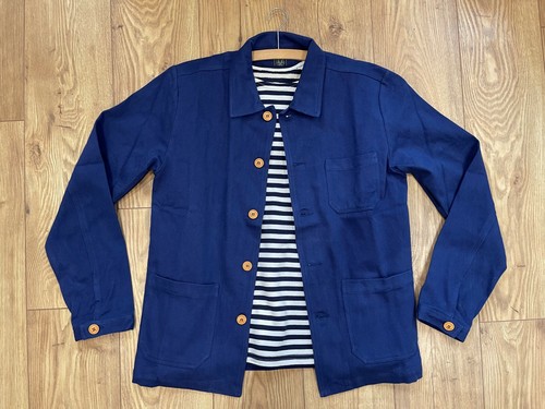 French Style Chore Jackets - 330gsm Cotton Twill - XS S M L XL 2XL 3XL - Picture 16 of 41