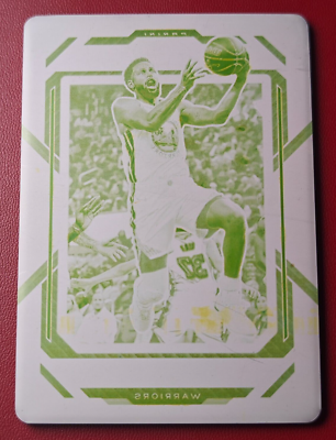 2022-23 Panini Prizm Printing Plate Yellow Stephen Curry #101 1/1 