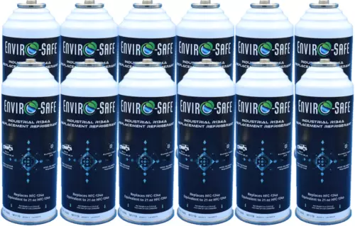 SUV Industrial Envirosafe R134a Replacement Refrigerant, 12 cans
