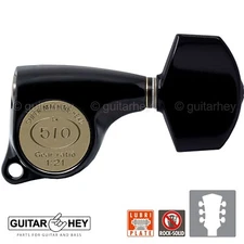 NEW Gotoh SGL510Z-A01 L3+R3 Super Tuning Keys Set 1:21 Ratio 3x3 - BLACK