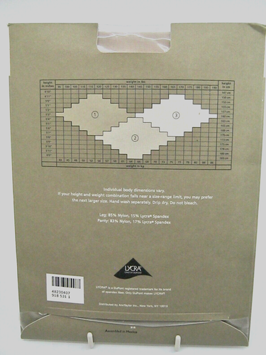 6 Pairs Pantyhose Size Small Fits 95-140 lbs Beige Champagne White Control Top - Picture 4 of 12