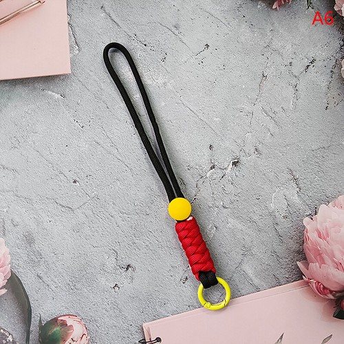 1PC Color combination knot mobile phone lanyard creative short braided lanyard - 第 18/26 張圖片