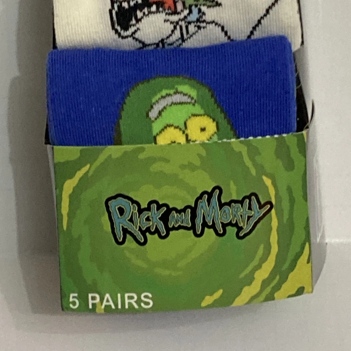 Conjunto Calcetines Primark Rick and Morty US1013 Hombre Azul Blanco Nuevo
