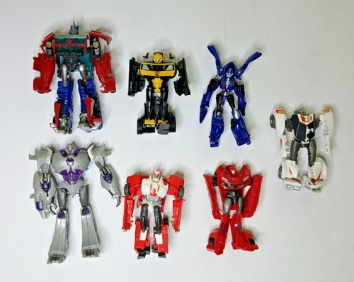 Transformers Prime Legends Legion Class Figure Lot Arcee, Optimus, Ratchet, Meg