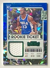 2021-22 Contenders Charles Bassey Rookie Ticket Cracked Ice SP RC Jersey Spurs