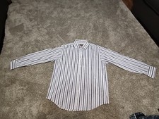 Michael Kors Men's Size XL Dress Shirt, Purple Stripe