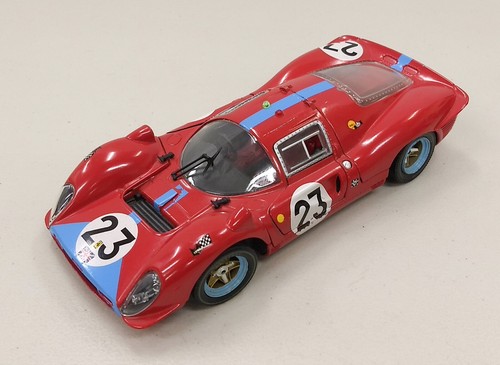 Jouef Evolution Ferrari 412P #23 1:18 Scale Diecast Car ~ Le Mans 1967