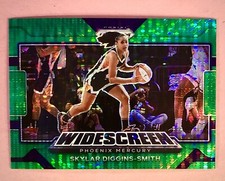 2022 Panini Prizm WNBA Widescreen Green Pulsar SP Skylar Diggins-Smith #10 03/25