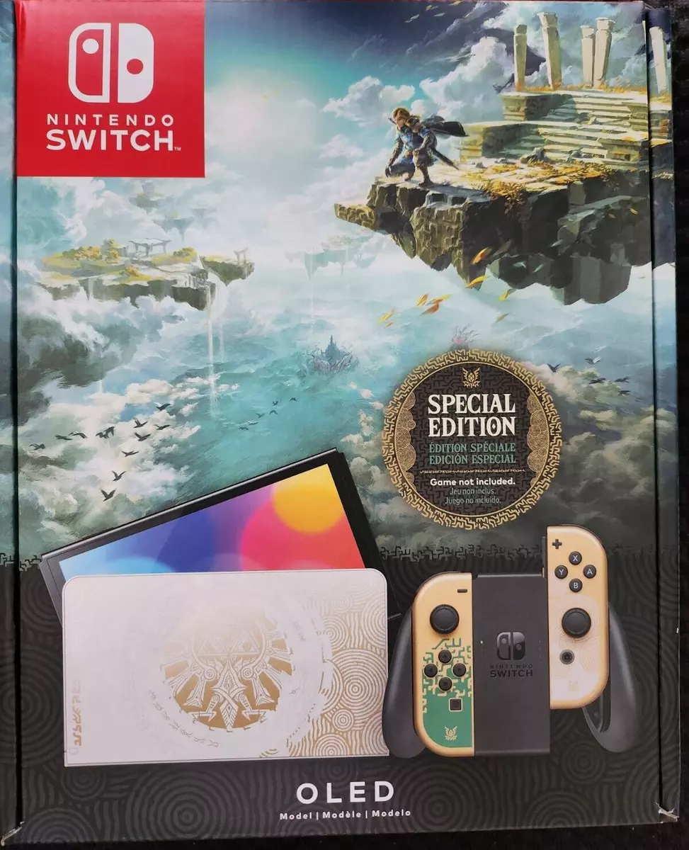 Zelda TOTK Special Edition Nintendo Switch OLED Console