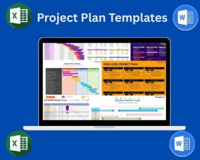 20+Project Plan Template Excel, Project Management Spreadsheet,Gantt Chart Excel