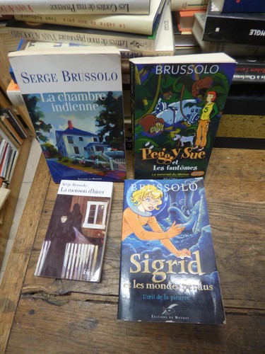 Lot Of 4 Books By Serge Brussolo: The Indian Room - The Winter Harvest