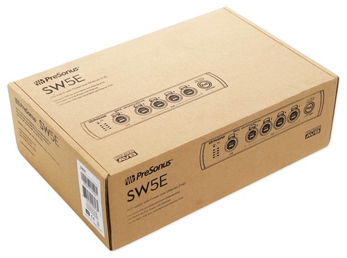 PRESONUS SW5E 5-Port AVB Switch w/ PoE, Rack Mountable+AKG Studio Headphones - Picture 6 of 6
