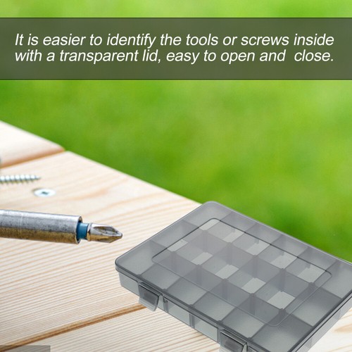 Plastic Storage Case Screws Bin Compartments Bead Organizer Storage - Bild 2 von 12