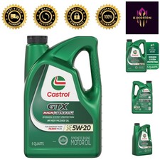 GTX High Mileage 5W-20 Synthetic Blend Motor Oil – 5 Quarts of Engine Longevity 49.19 per gallon