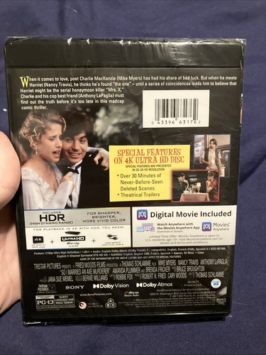 So I Married An Axe Murderer (1993) - 4K UHD Blu-ray - New & Sealed - With Slip! - Picture 8 of 11