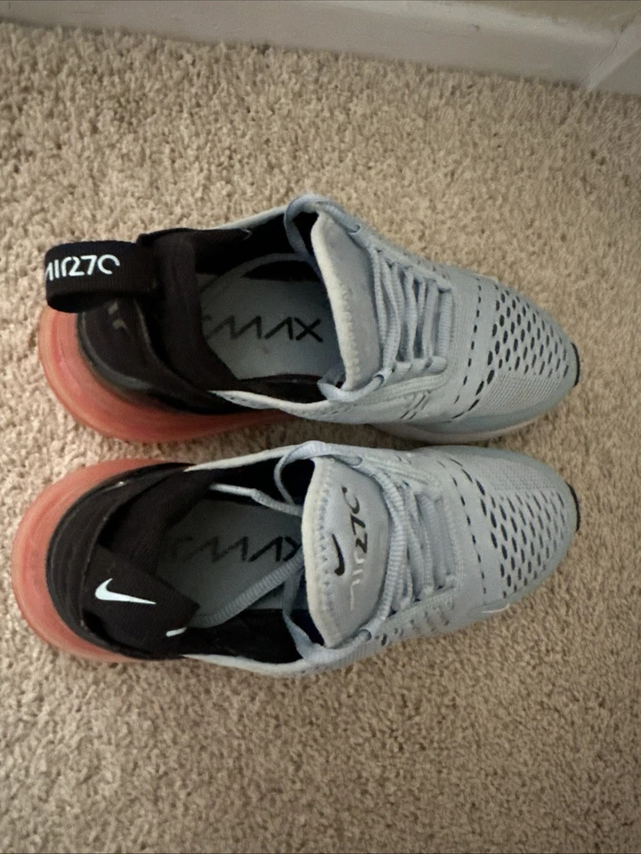 Nike Air Max 270 Ocean Bliss Mujer Talla 7 Negro Azul Rosa Raro AH6789-400 Foto 2 de 4