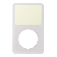 iPod Classic Plastic Front Faceplate Housing 80GB 120GB 6th 7th Gen White