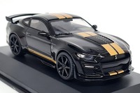 Solido 1/43 Shelby Mustang GT500 Fast Track Black 2020 Diecast Model Car