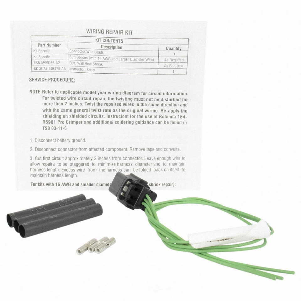 Conector de sensor de temperatura del aire ambiente para Lincoln MKX 2016-2018 Motorcraft Foto 3 de 3