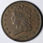 1834 Classic Head Half Cent — photo from another recent sale