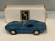VINTAGE 1970 CHEVY CORVETTE LT-1 DEALER SAMOCHÓD PROMOCYJNY z pudełkiem mulsanne niebieski ertl