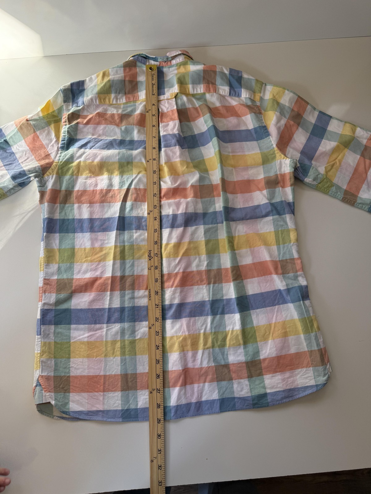 Brooks Brothers Red Fleece Shirt Mens Large Multicolor Check Button Down thumbnail 3