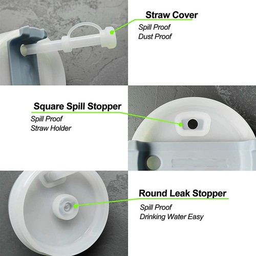 Leak proof Water Bottle Accessories for Stanley's Cup No More Messy Spills! - Imagen 20 de 28