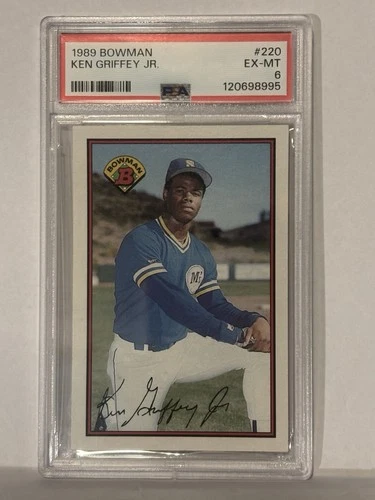 1989 Bowman Ken Griffey Jr. EX-MT PSA 6 Rookie HOF #220