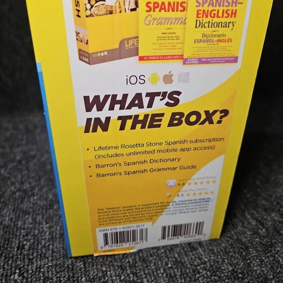 Rosetta Stone Learn Spanish Latin America Lifetime Bonus Pack Sealed - Image 2 of 4