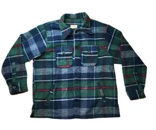 New 105 Essex Big Barn Flannel Kiel James Patrick Plaid Coat Jacket  Mens Large