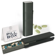 Mimi Medcessories Pretty Pill Box Set - Stylish Compact Daily Medicine Organizer