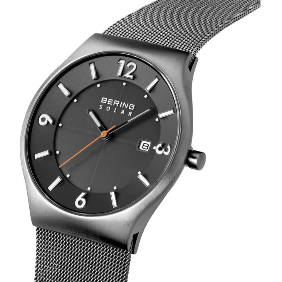 Bering 14440-077 Solar Herren 40mm 5ATM Milanaisearmband Saphirglas NEU OVP  - Bild 4 von 4