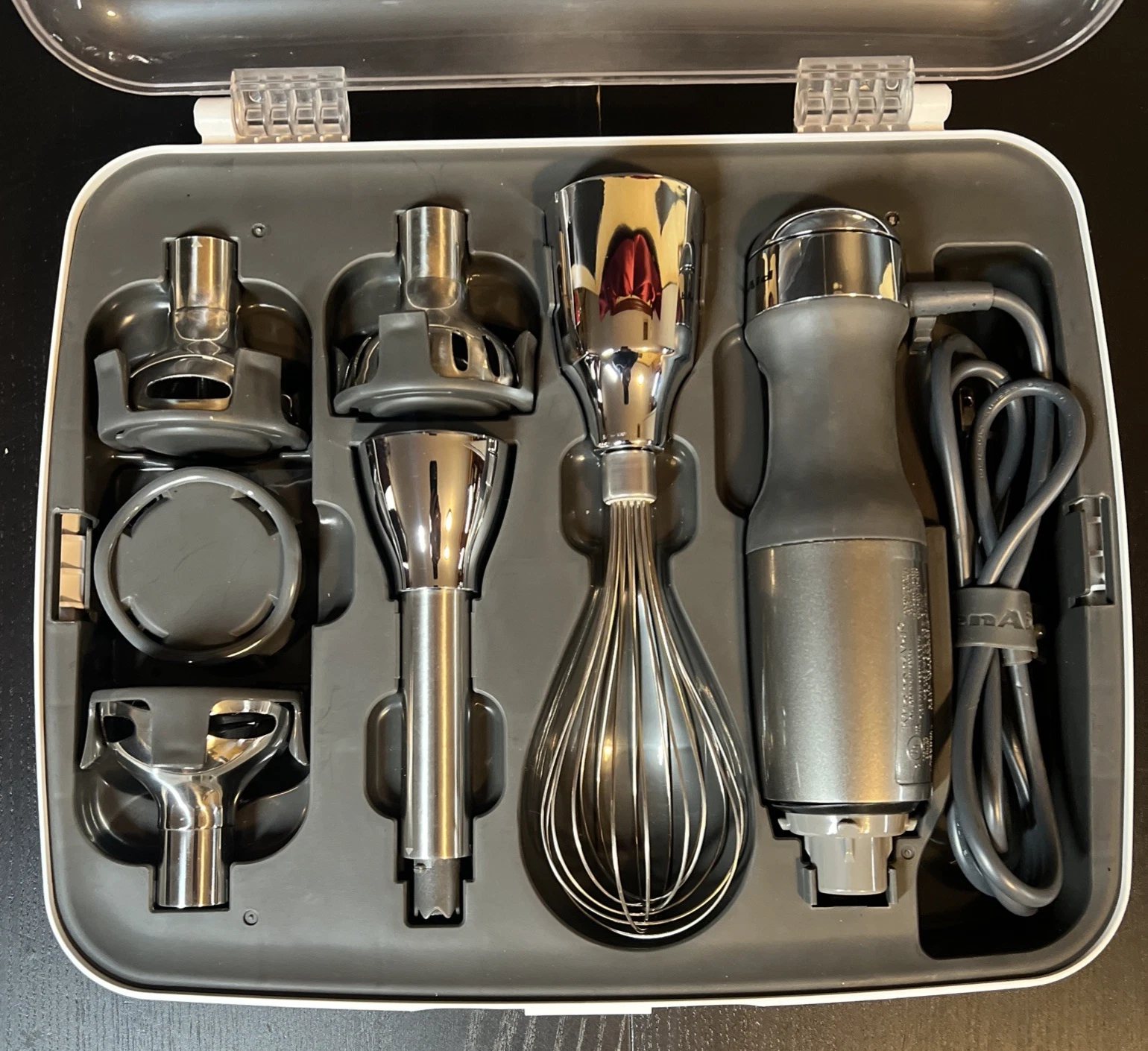 KitchenAid Immersion Hand Blender with Attachments and Case
Opens in a new window or tab