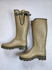 LE CHAMEAU VIERZONORD XL NEOPRENE LINED MEN'S ICONIC GREEN WELLINGTON BOOTS