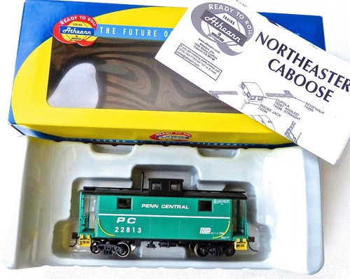 Athearn 74254 escala HO PENN CENTRAL 2 ventanas caboose #22813 nuevo | Condition: New