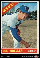 1966 Topps #449 Joe Moeller Dodgers 1 - POOR