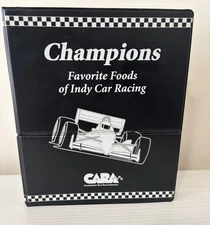 VTG CARA Championship Auto Racing Auxiliary Favorite Foods Of Indy Car Cookbook