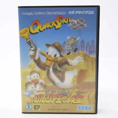 QUACK SHOT Starring Donald Duck Mega Drive Sega Japan Import F/S FedEx DHL