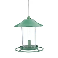Perky-Pet Green Panorama Wild Bird Feeder - 2 lb Capacity