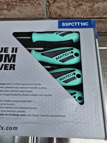 Matco Tools ( SSPCTT10C ) 10pc Top Torque II Premium Screwdriver Set in Teal - Bild 2 von 5
