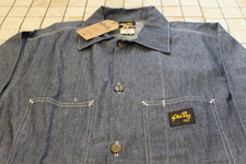 Stan Ray Shop Jacket Indigo Denim Size M Blue Made in USA New with Tag