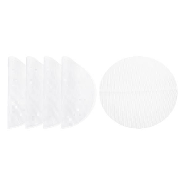 "5Stk 11\" Wiederverwendbare Runde Antihaft-Dampfgarer-Einlagen Mesh-Matte Pad"-image