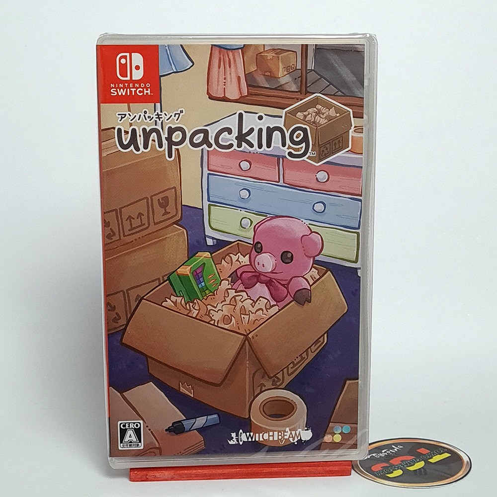 Unpacking SWITCH Japan Physical Game In EN-FR-DE-ES-IT-PT-KR