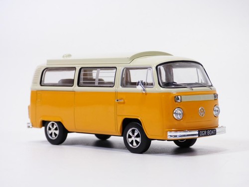 VOLKSWAGEN COMBI T2 BAY Window jaune Marin & blanc Pastel 1/43 VW RHD - Picture 1 of 1