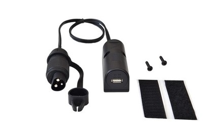 USB Ladekabel mit 3-Pol Traktor Stecker DIN 9680 auf USB-A Dose 5V/3A