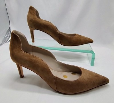 Boden Damen Vollleder Pumps in Größe UK 4,5 in camelfarben ungetragen 
