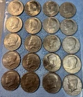 1776-1976-D Kennedy Bicentennial Half Dollar Coin Roll of 20 Coins Circulated