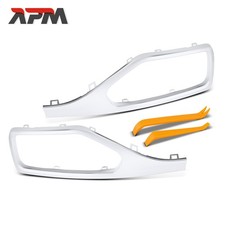 2x Zierleiste Stoßfänger Stossleiste Hinten L+R Glänzend für BMW 7er G11 G12