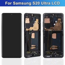 LCD OLED Display Touch Screen For Samsung Galaxy S20 Ultra G988 Digitizer Frame